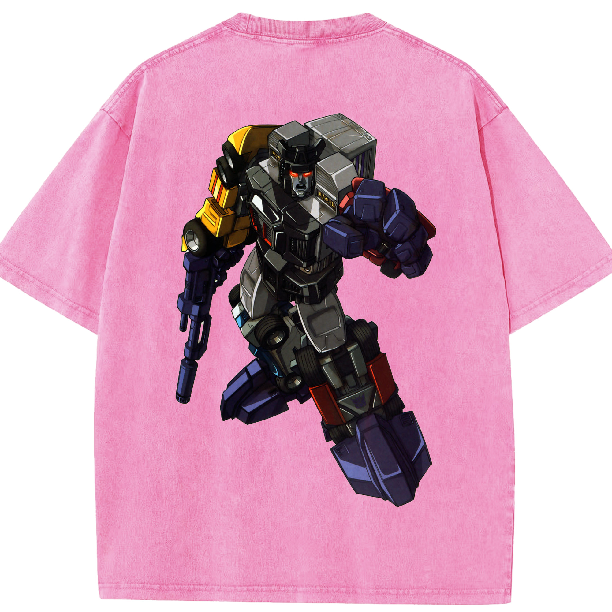 （画像用）  綿100% ヴィンテージ風 半袖Tシャツ（背面プリント）